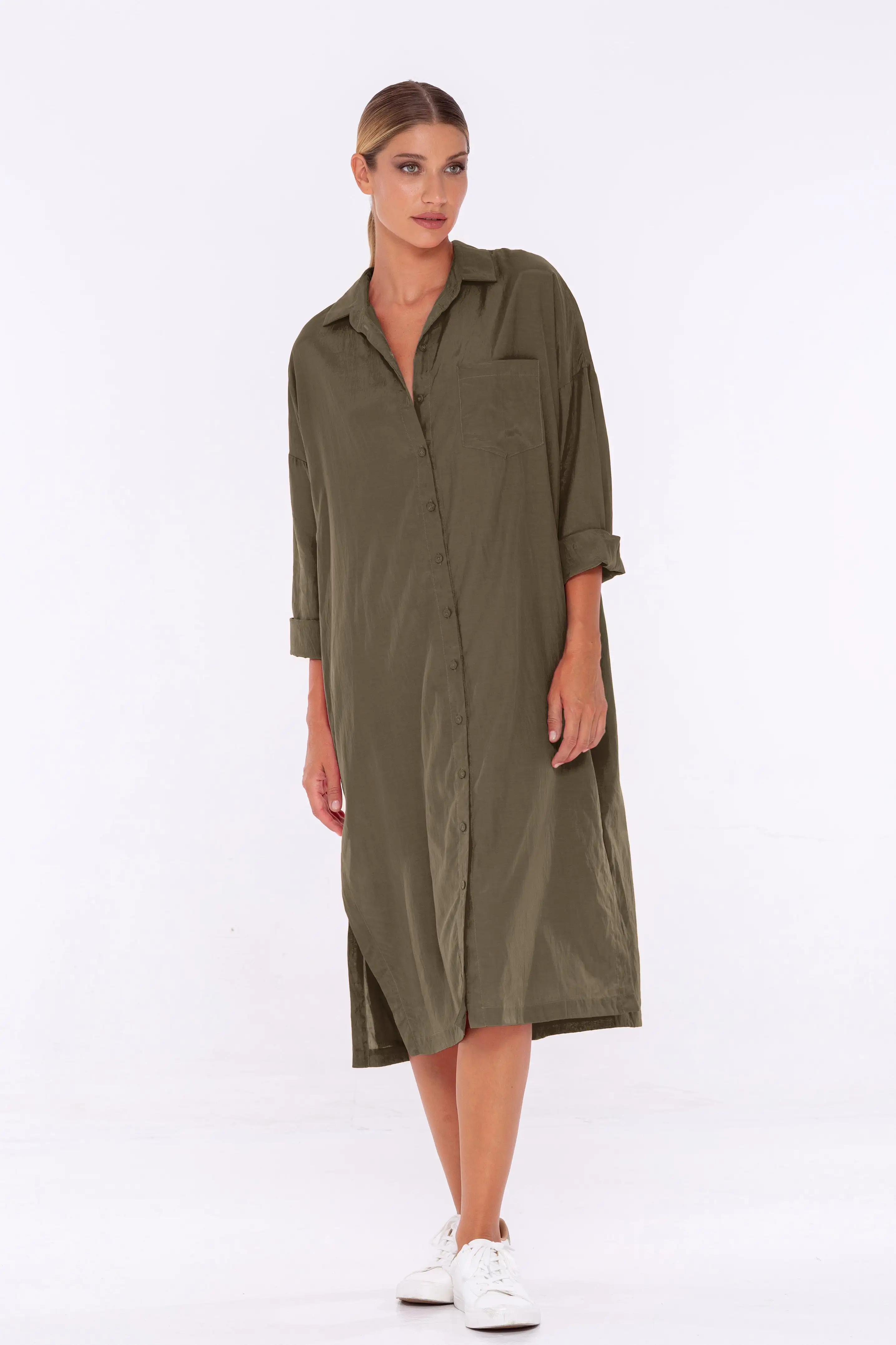 Lani Shirt Dress - Fern