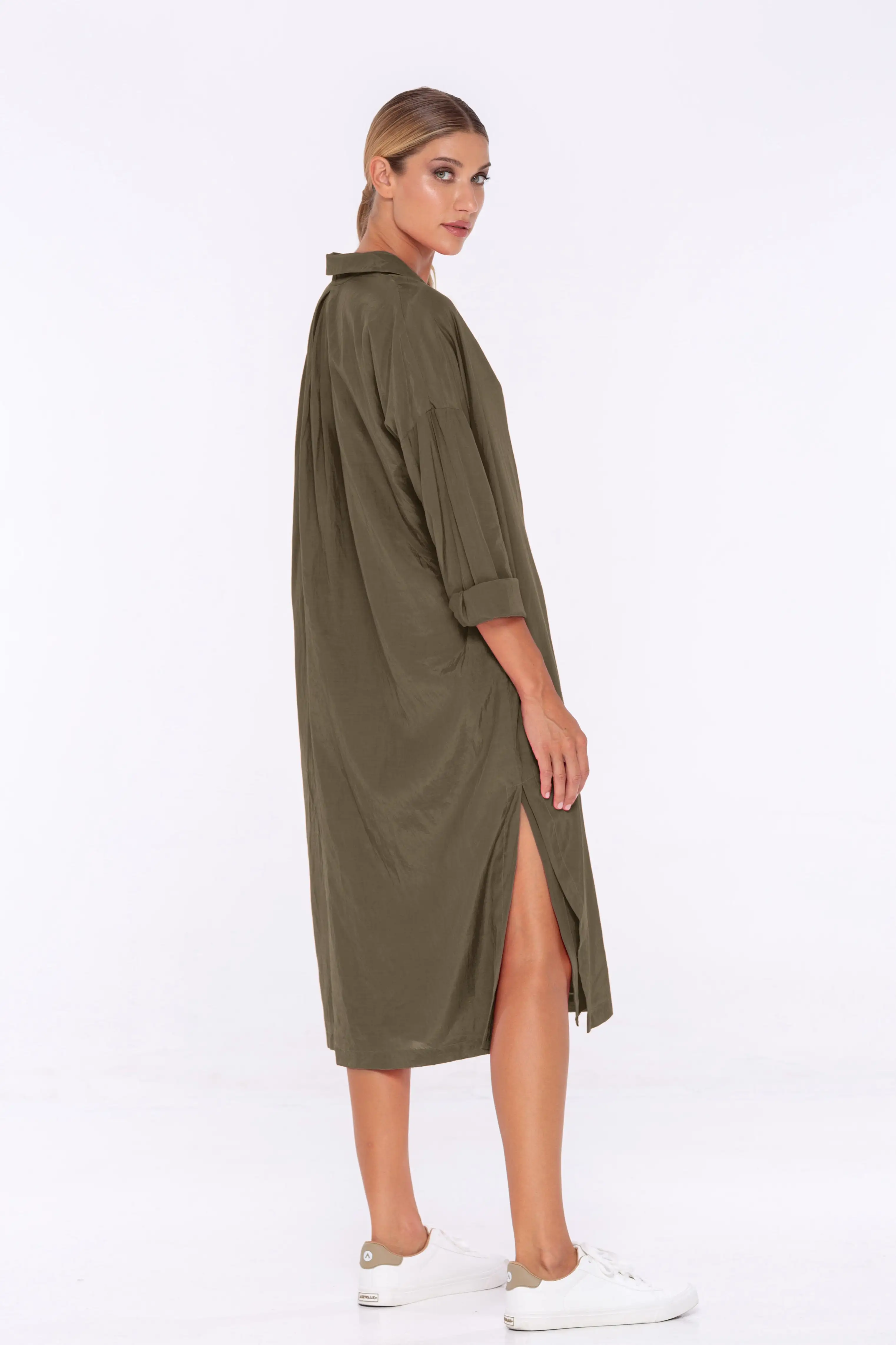 Lani Shirt Dress - Fern