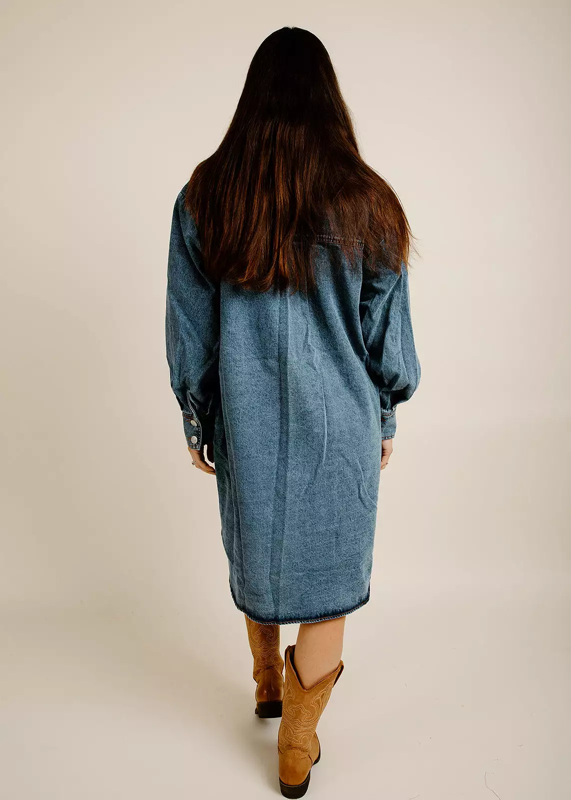 Lois Denim Shirt Dress