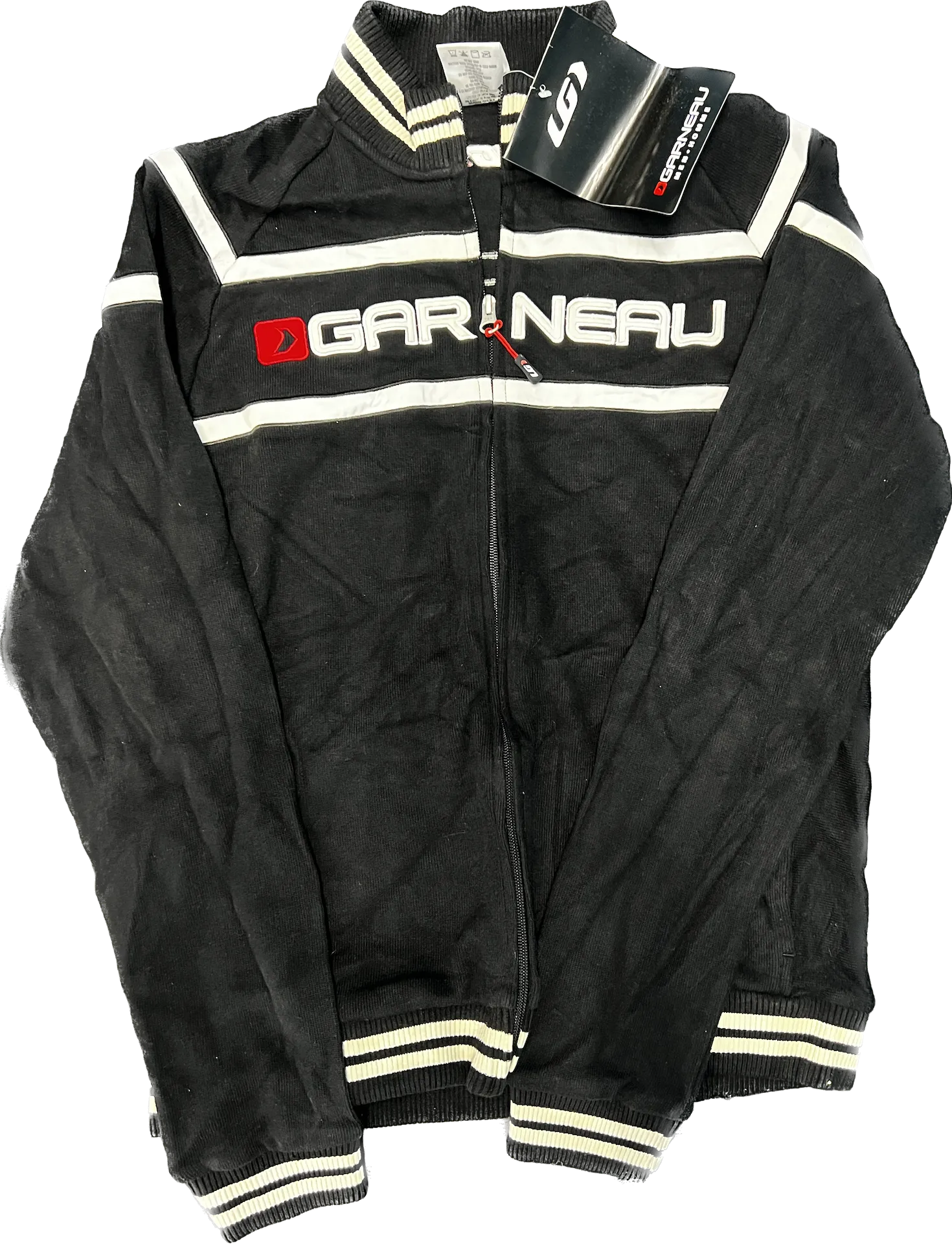 Louis Garneau Vintage Jersey  Track Jacket- Size Medium