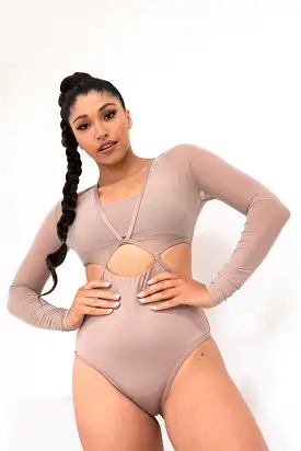 Lunalae Diana Bodysuit - Recycled Mocha