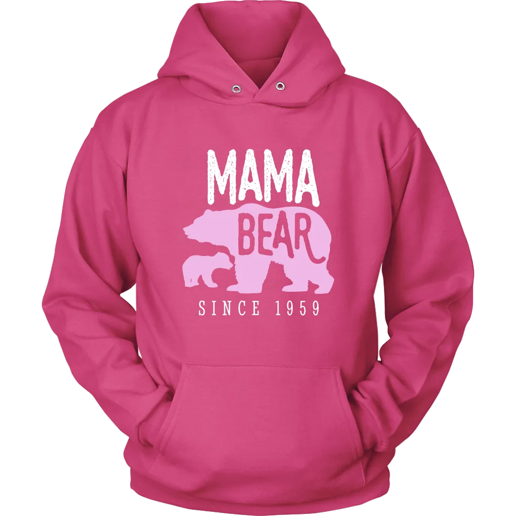 Mama Bear Since 1959 Hoodie Sweatshirt