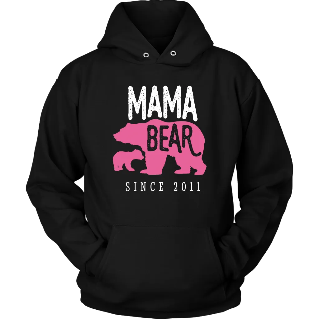 Mama Bear Since 2011 Hoodie Sweatshirt