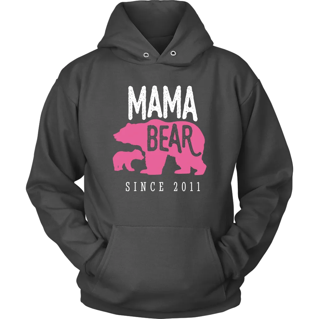 Mama Bear Since 2011 Hoodie Sweatshirt