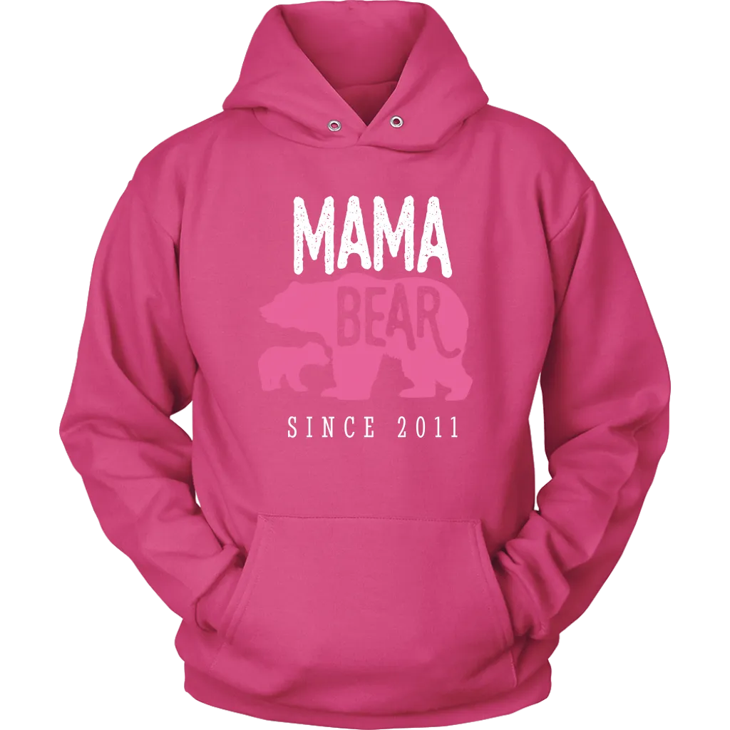 Mama Bear Since 2011 Hoodie Sweatshirt