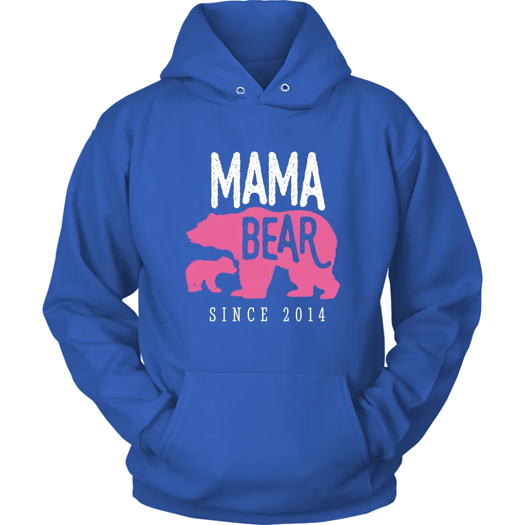 Mama Bear Since 2014 Hoodie Sweatshirt