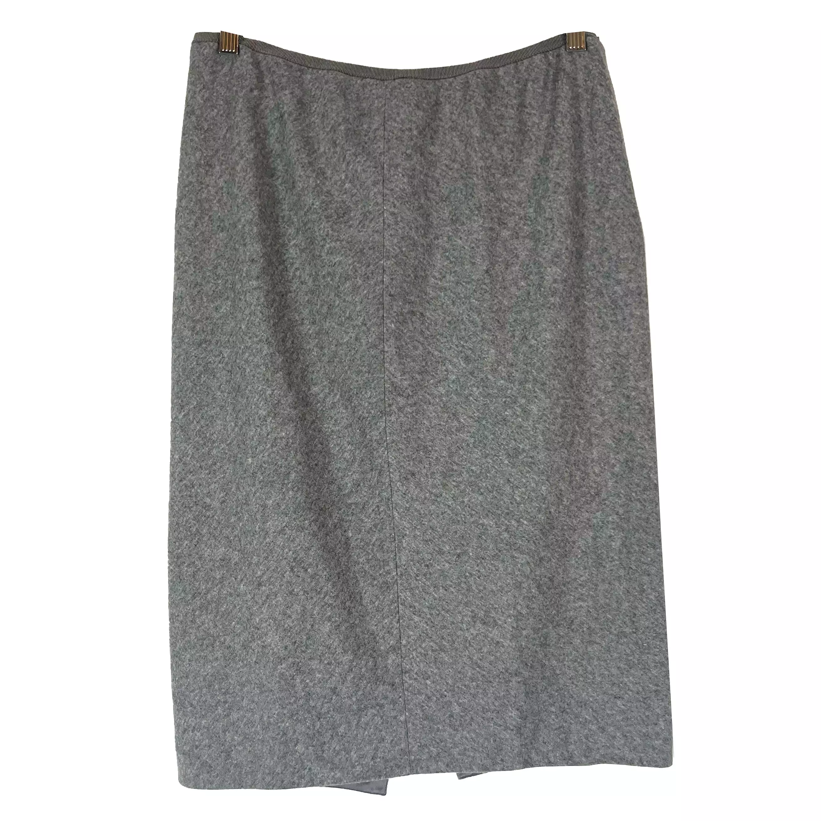 Marc Jacobs Grey Supersoft Fleece Midi Skirt M/L