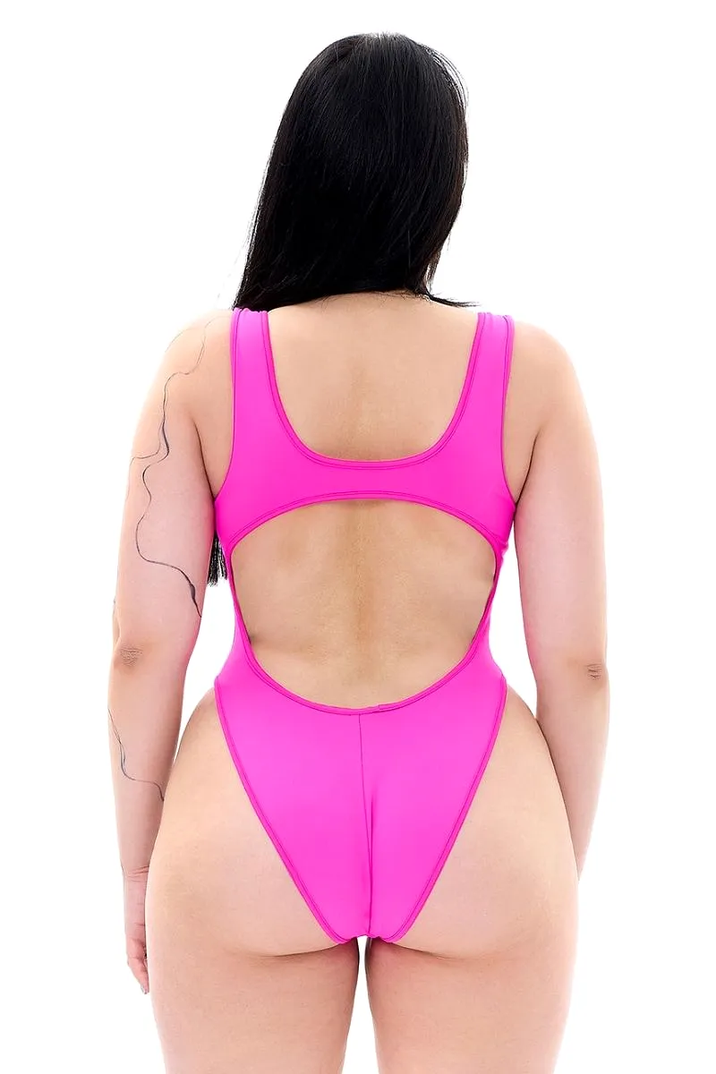 MD Siren Bodysuit - Matte Pink