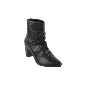 Metro Women Black Party Boots