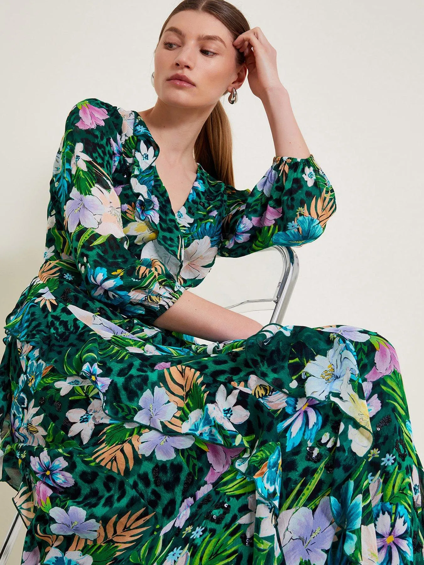 Monsoon Ani Floral Dress