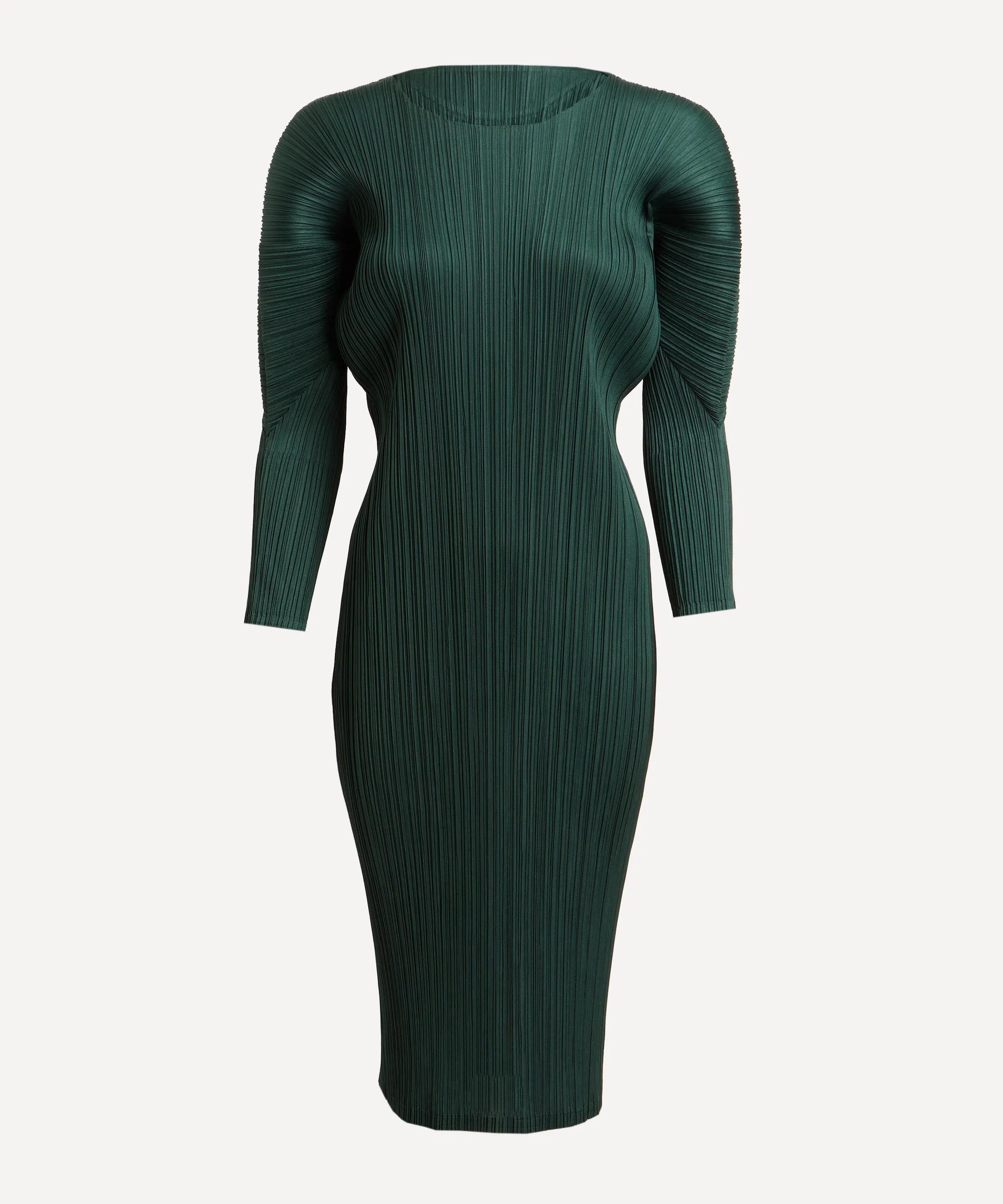 MONTHLY COLOURS: OCTOBER Pleated Midi Dress