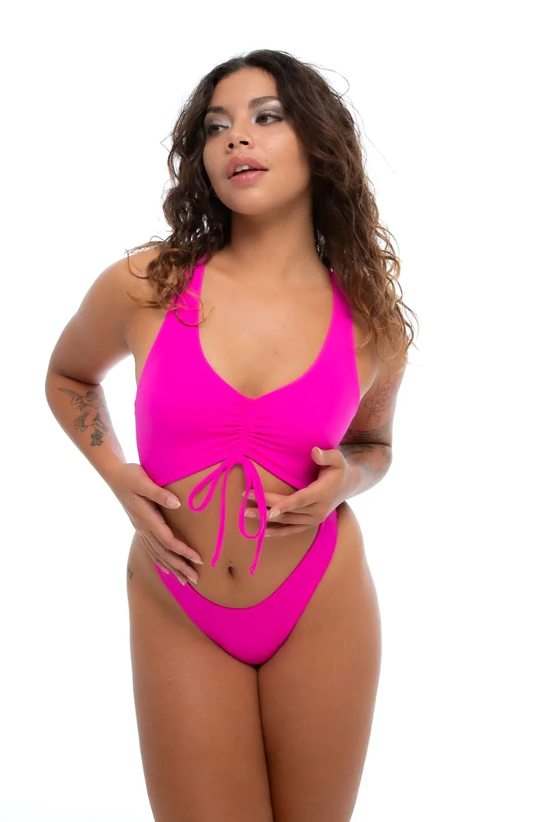 Nona Perkasa Hotline Bodysuit - Hot Pink