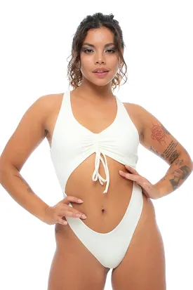 Nona Perkasa Hotline Bodysuit - Ivory