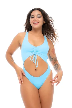 Nona Perkasa Hotline Bodysuit - Sky Blue