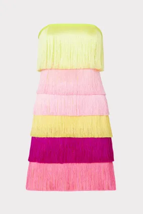 Nuoir Ombre Fringe Dress