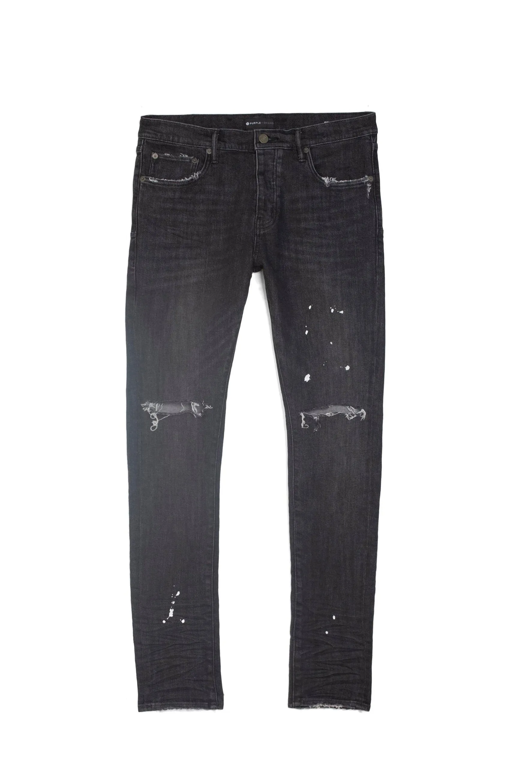 P001 - (BOS) Black Overspray Jeans