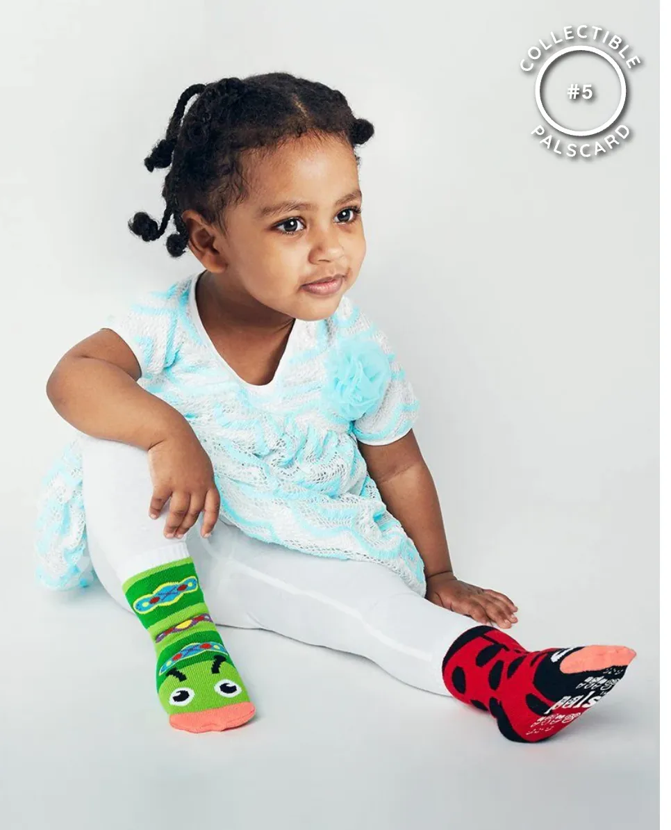 Pals: Kids Ladybug & Caterpiller Socks