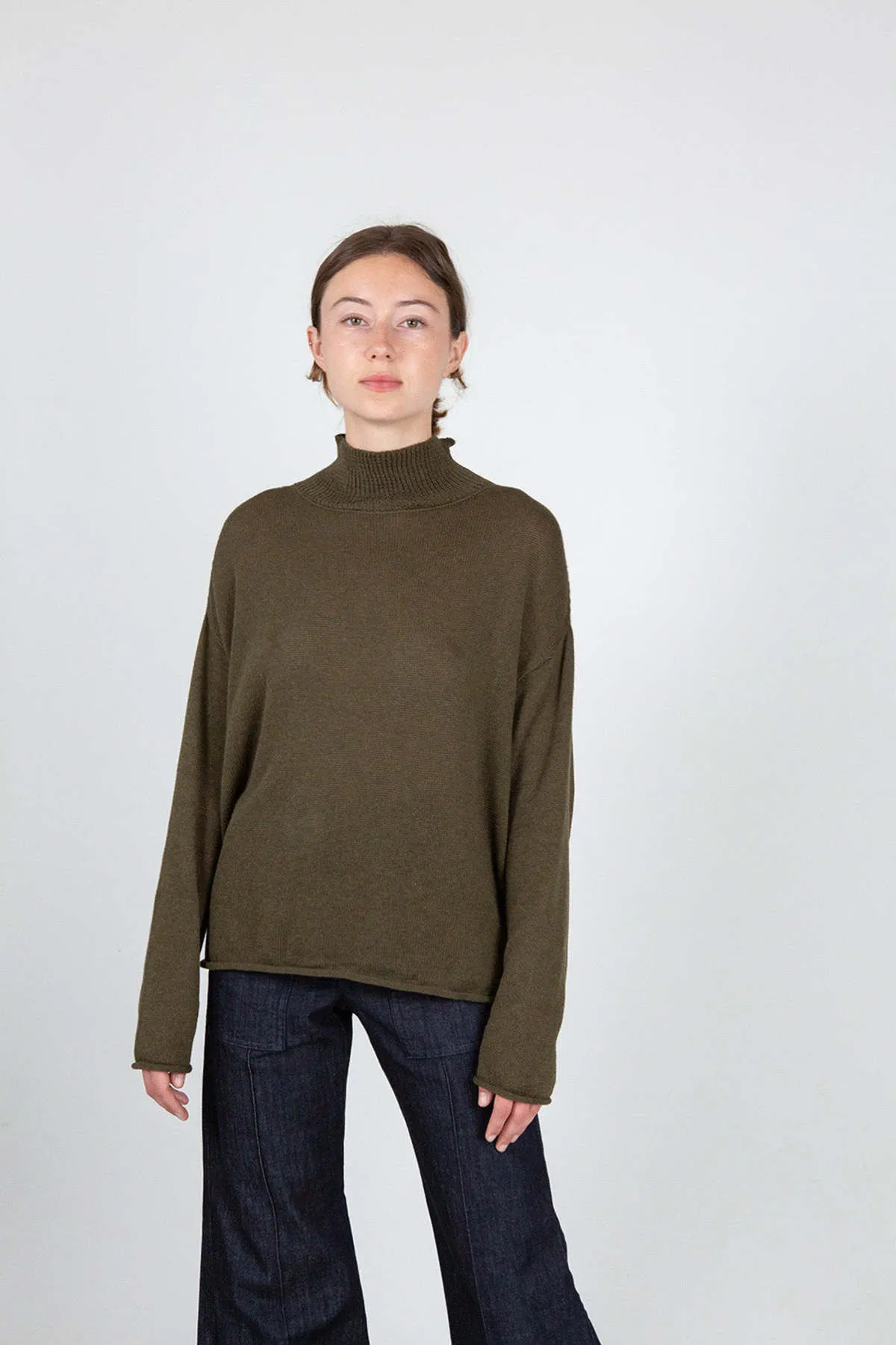 Pima Cotton Turtleneck - Bracken