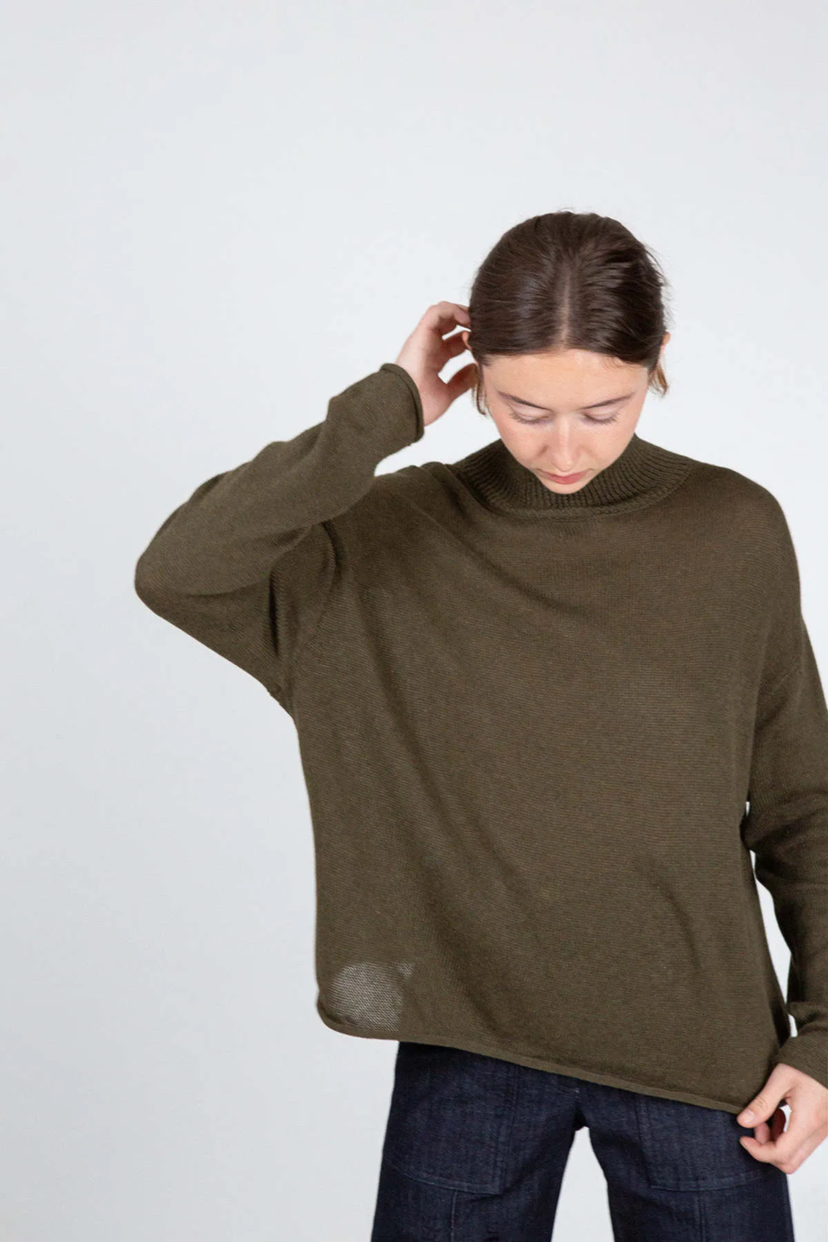 Pima Cotton Turtleneck - Bracken