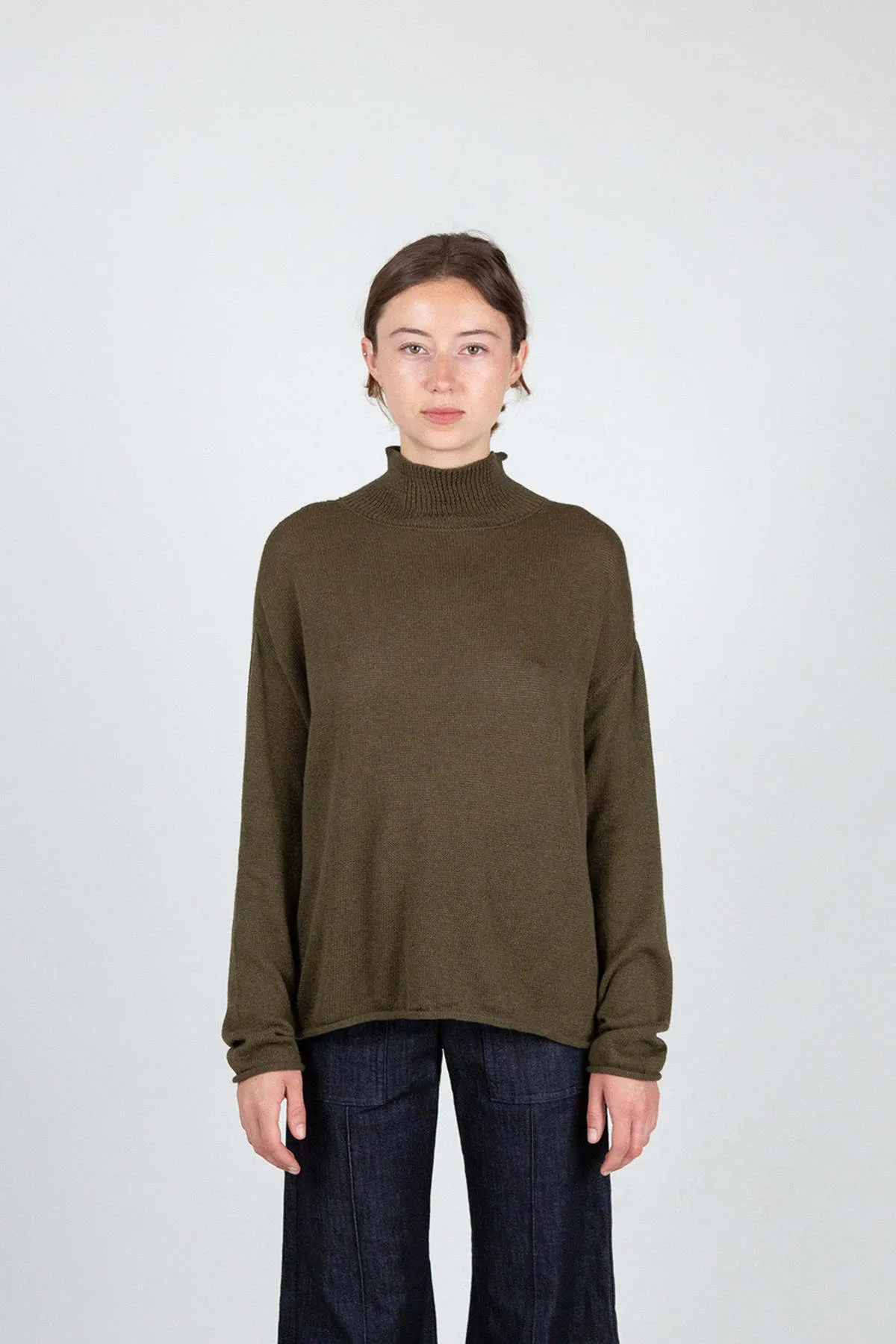 Pima Cotton Turtleneck - Bracken