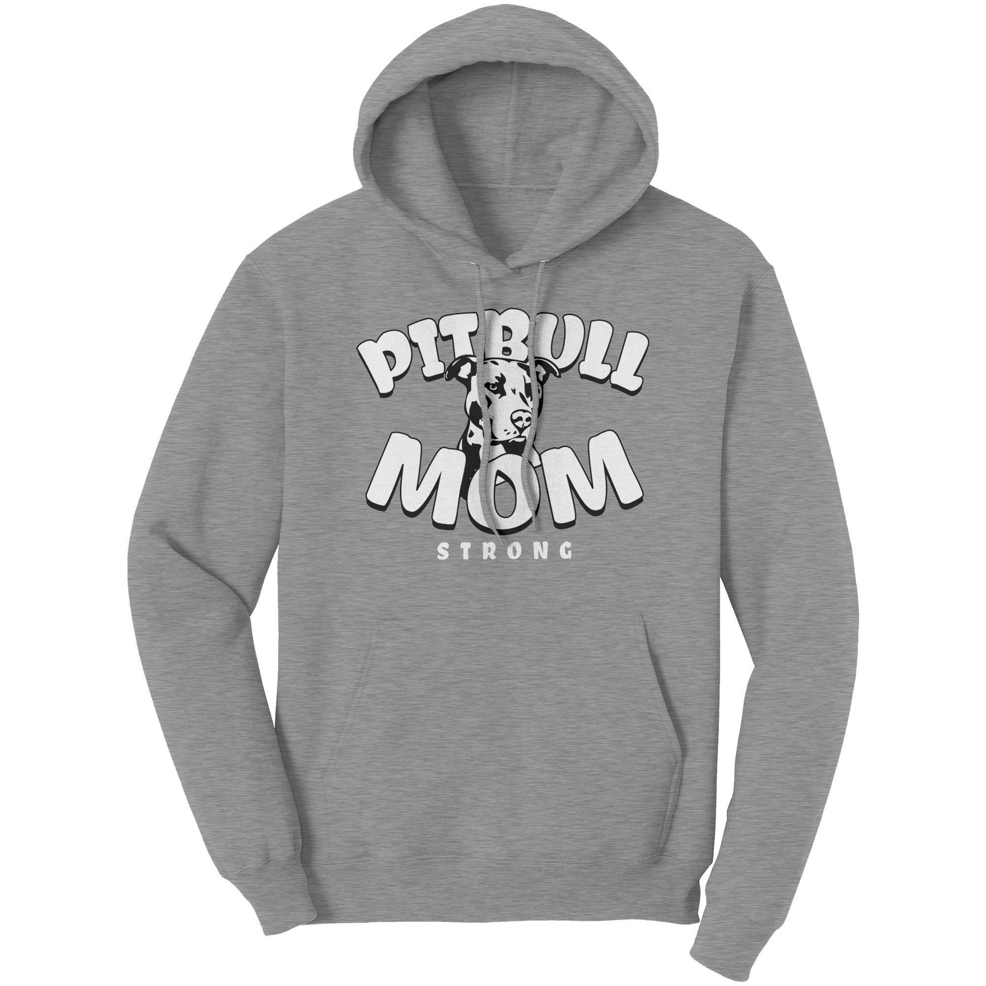 Pitbull Mom Strong Hoodie