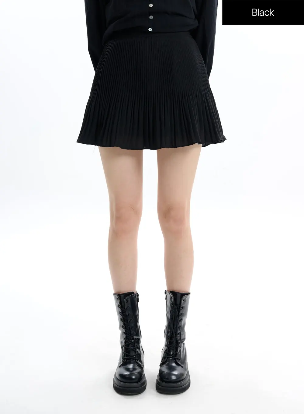 Pleated Mini Skirt IF413