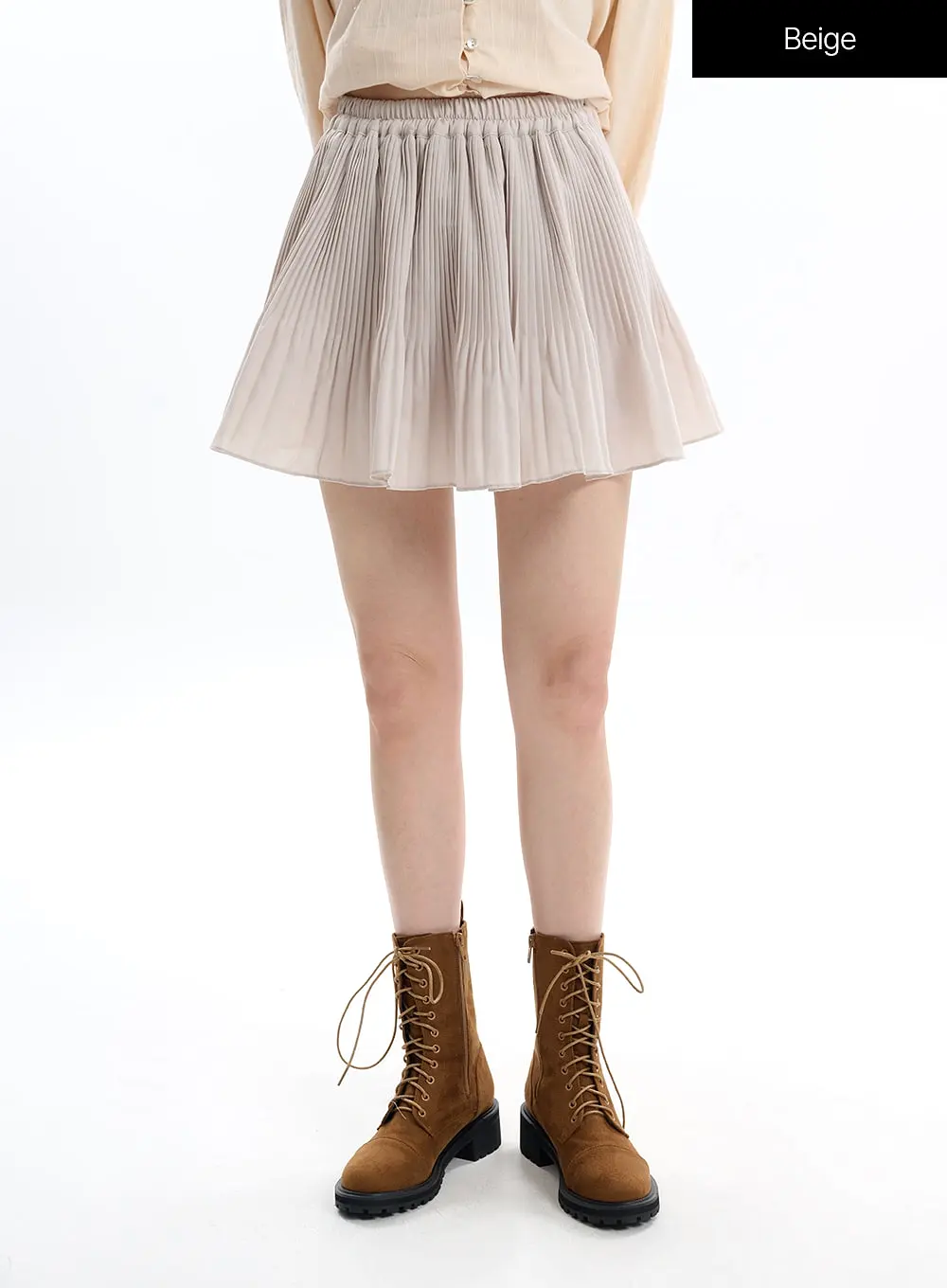 Pleated Mini Skirt IF413