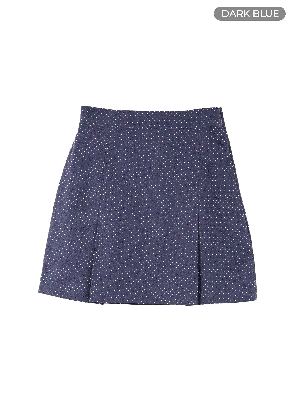 Polka Dot Pintuck Mini Skirt OF422