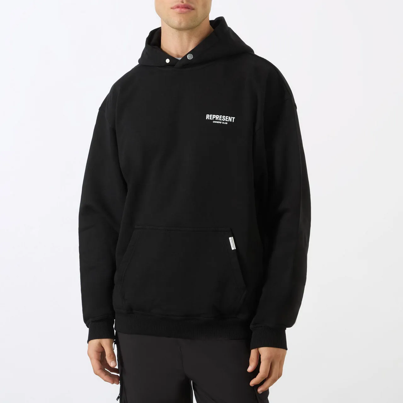 REPRESENT Owners Club Logo Hoodie - Black