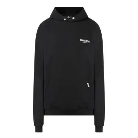 REPRESENT Owners Club Logo Hoodie - Black