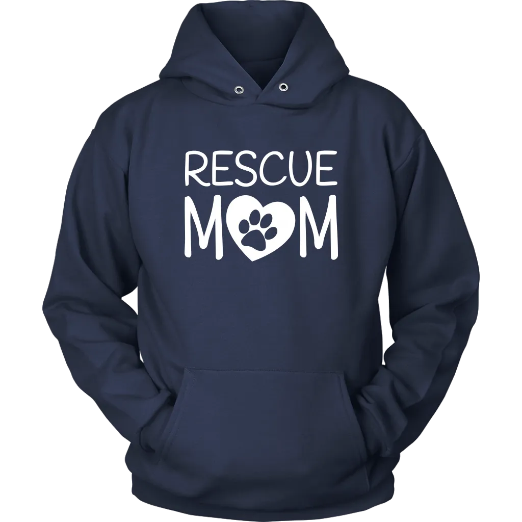 Rescue Mom Hoodie Sweatshirt