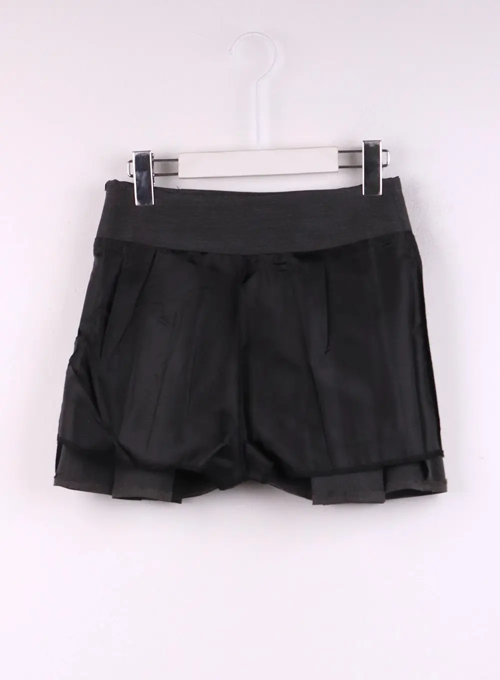 Ribbon Pleated Mini Skirt CJ429