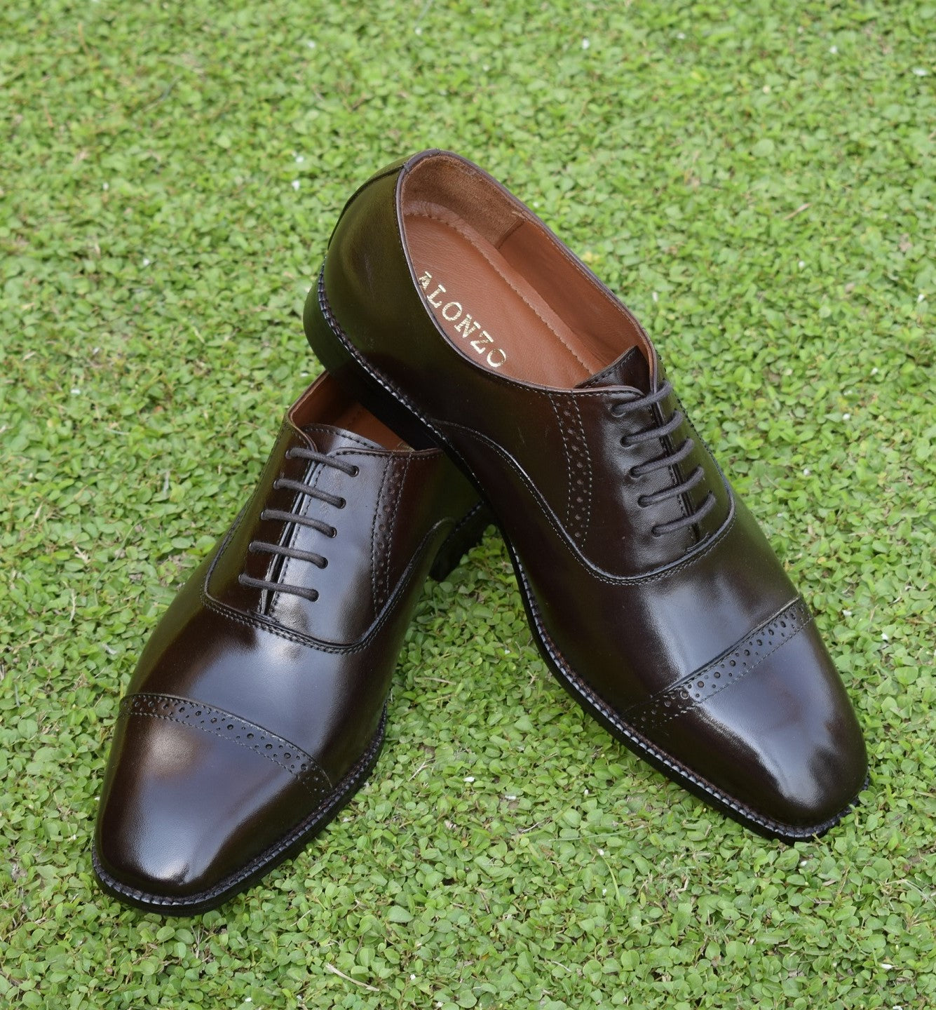 Robert Handmade Leather Brogue Shoes