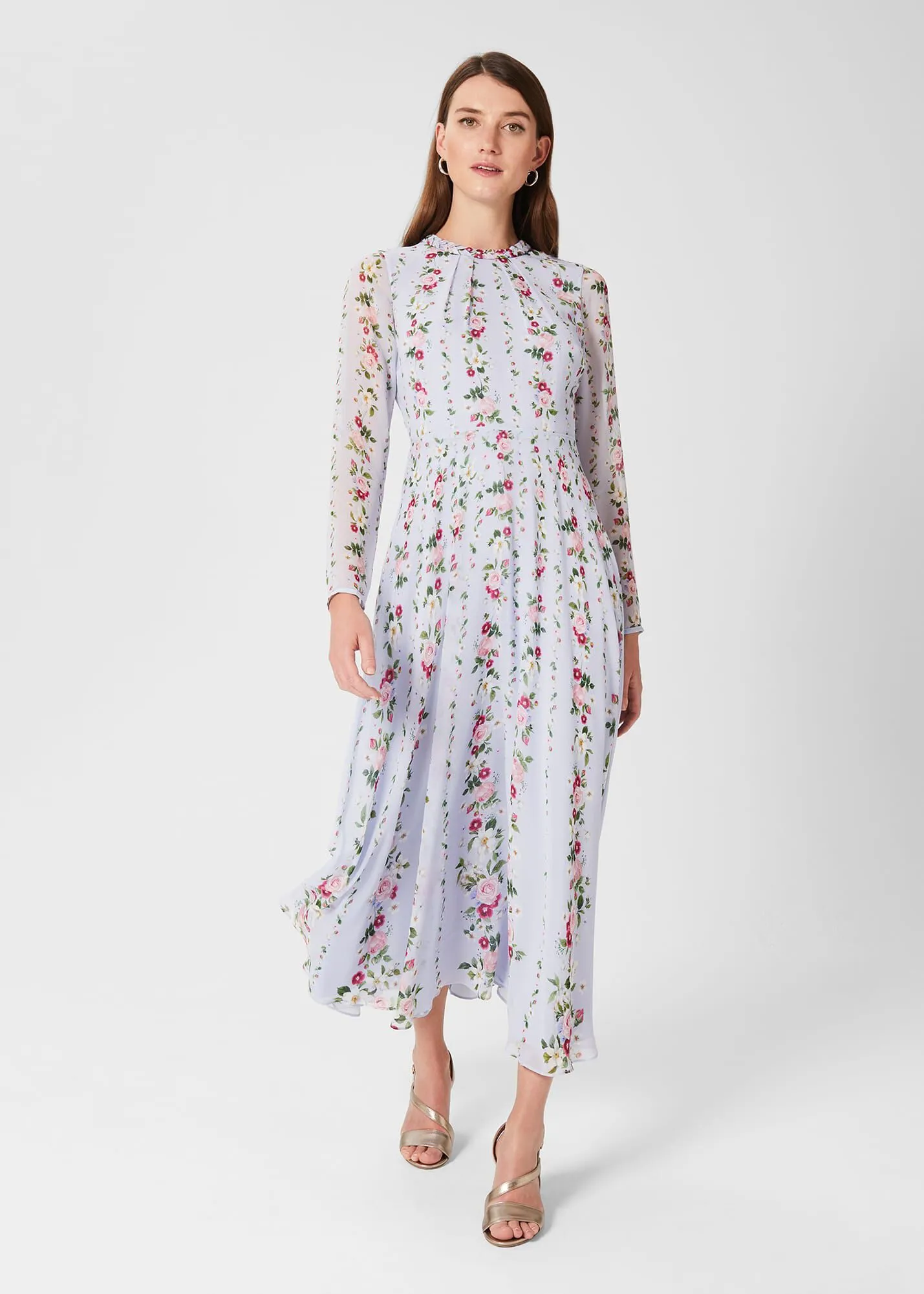 Rosabelle Silk Floral Dress 