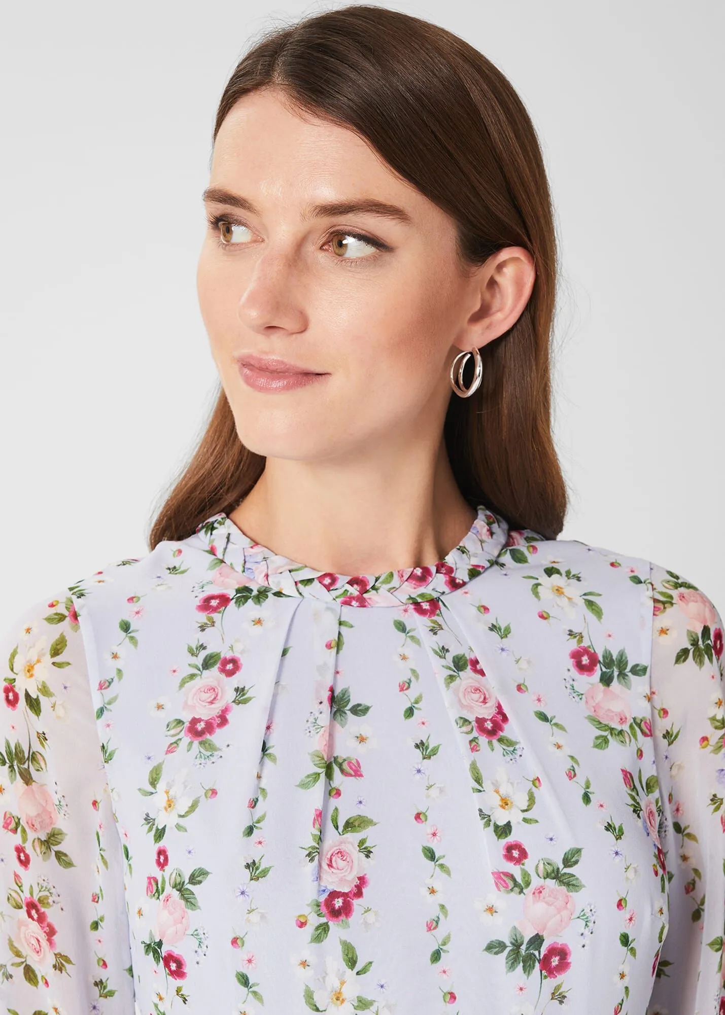 Rosabelle Silk Floral Dress 