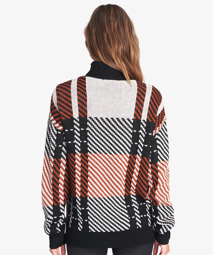 Sanctuary Carnelian Plaid Cardigan