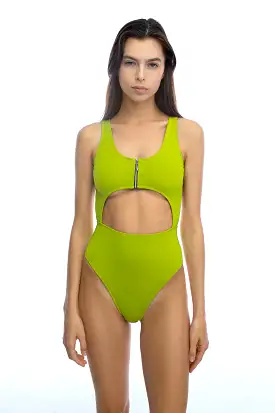 Shark Polewear Lolita Bodysuit - Lime