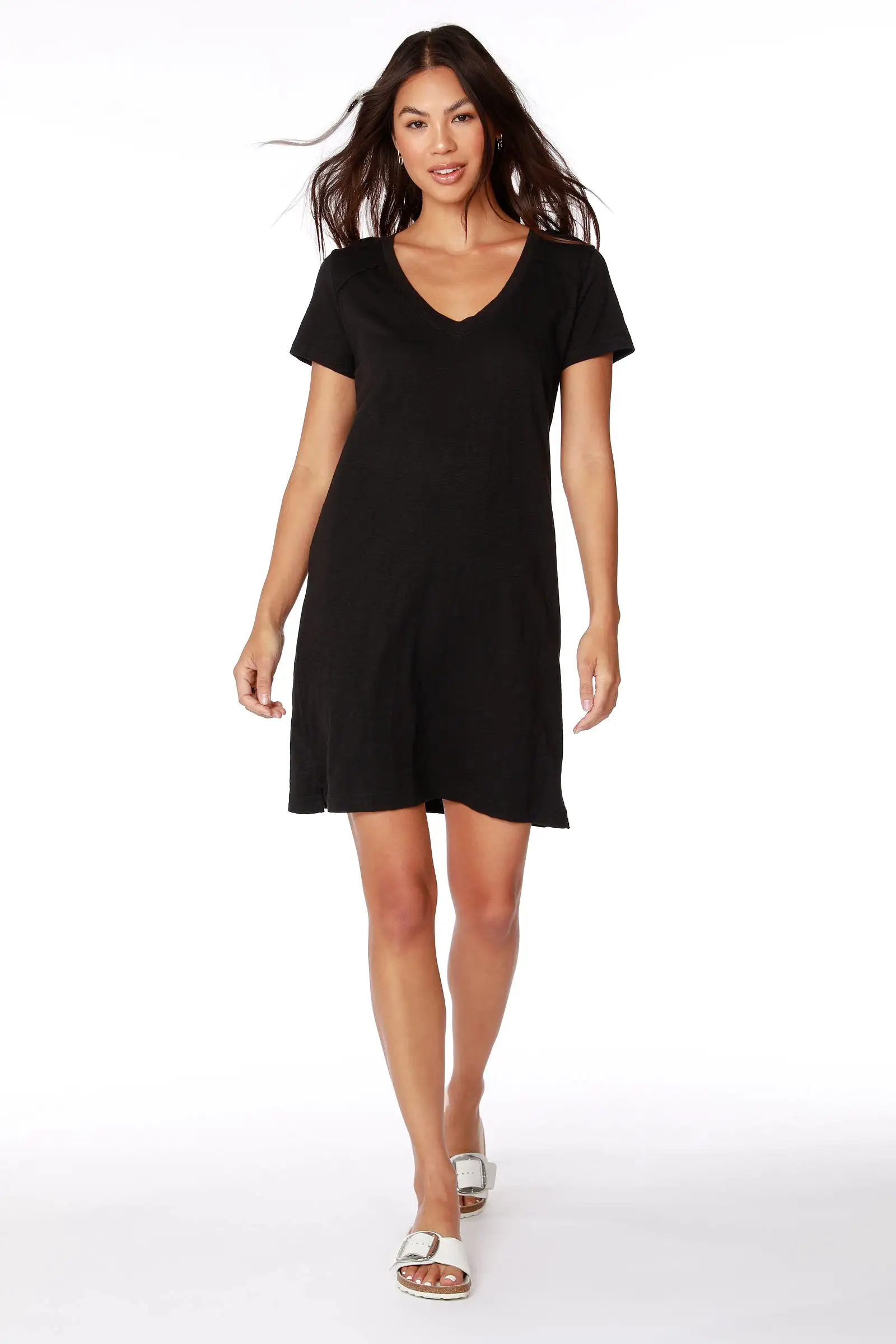 SHOULDER SEAM T-SHIRT DRESS