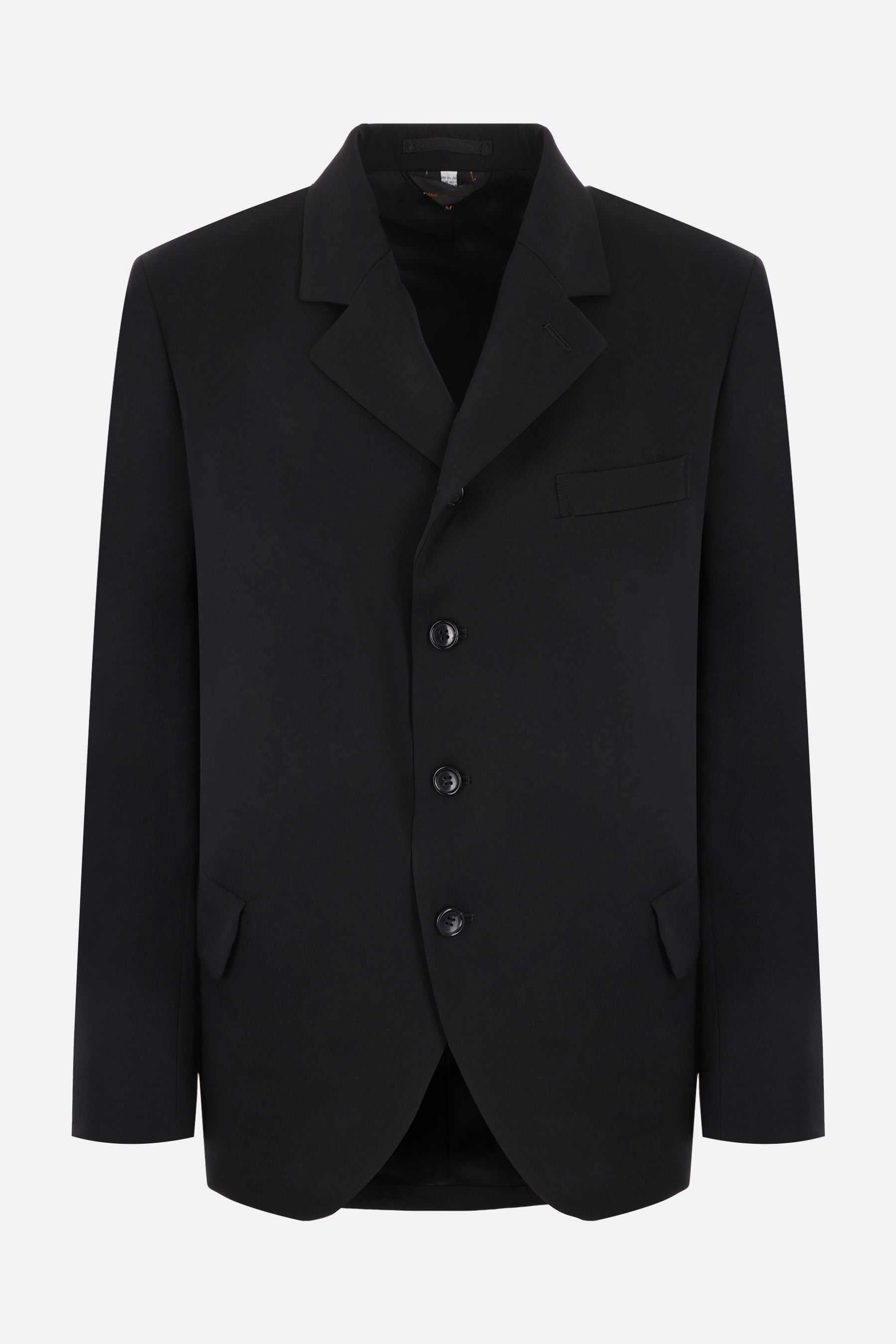 single-breasted wool jacket