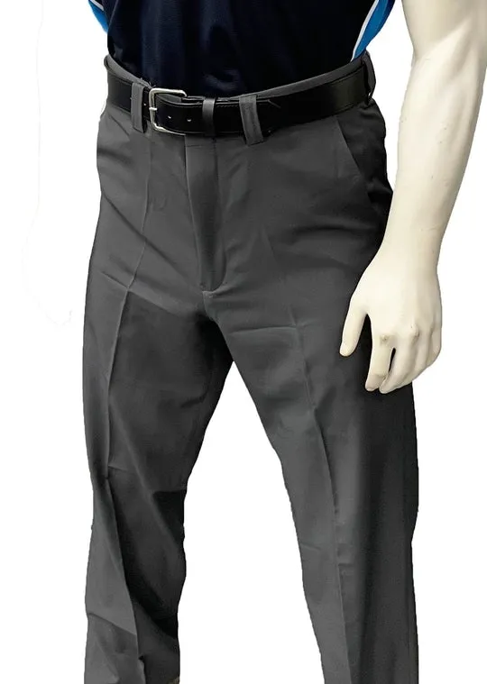 Smitty Umpire 4-Way Stretch Flat Front Pants Expander Waist