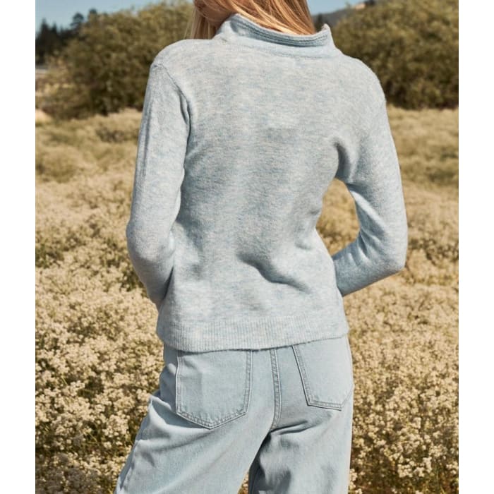 Soft Sky Blue Lightweight Sweater