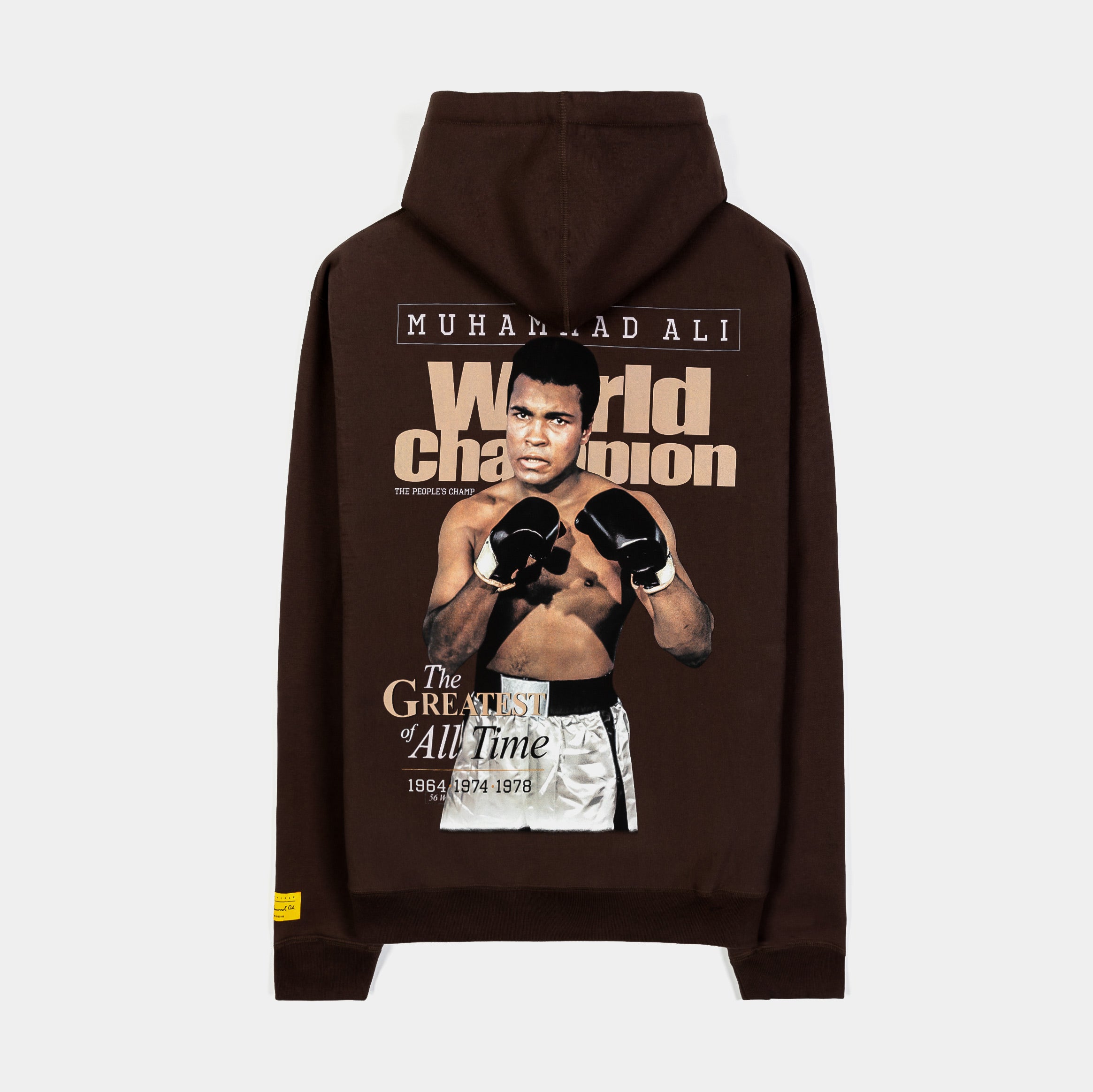 SP x Muhammad Ali The Greatest Pullover Mens Hoodie (Brown)