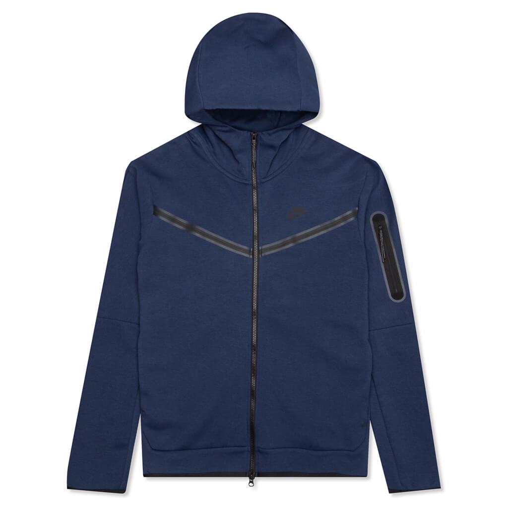 Sportswear Tech Fleece Full Zip Up Hoodie - Midnight Navy