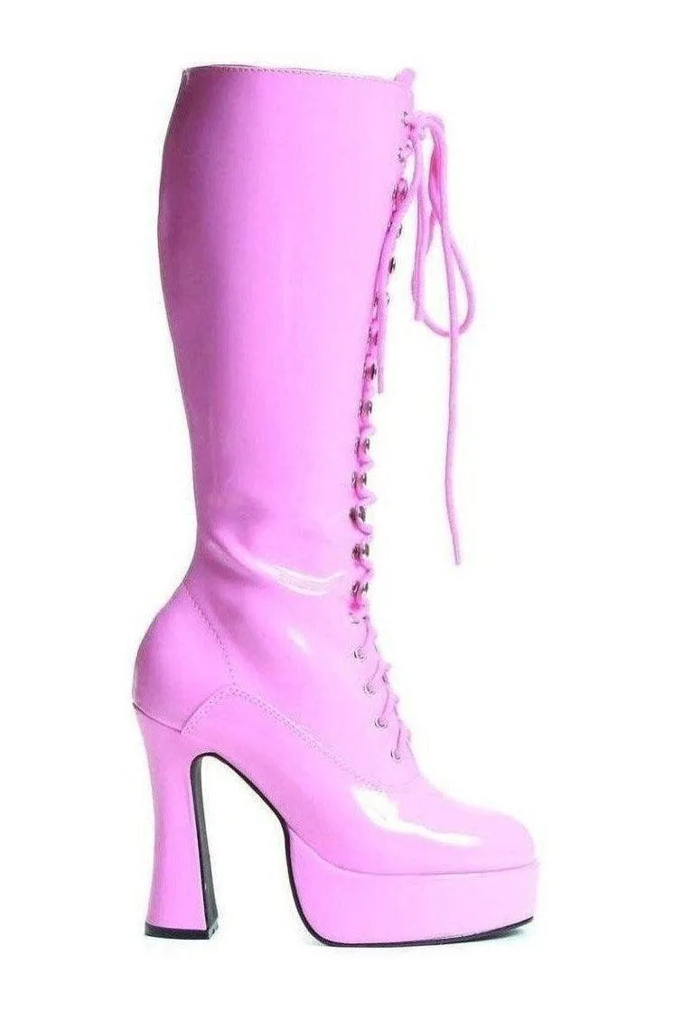 SS-EASY Knee Boot  | Pink Patent