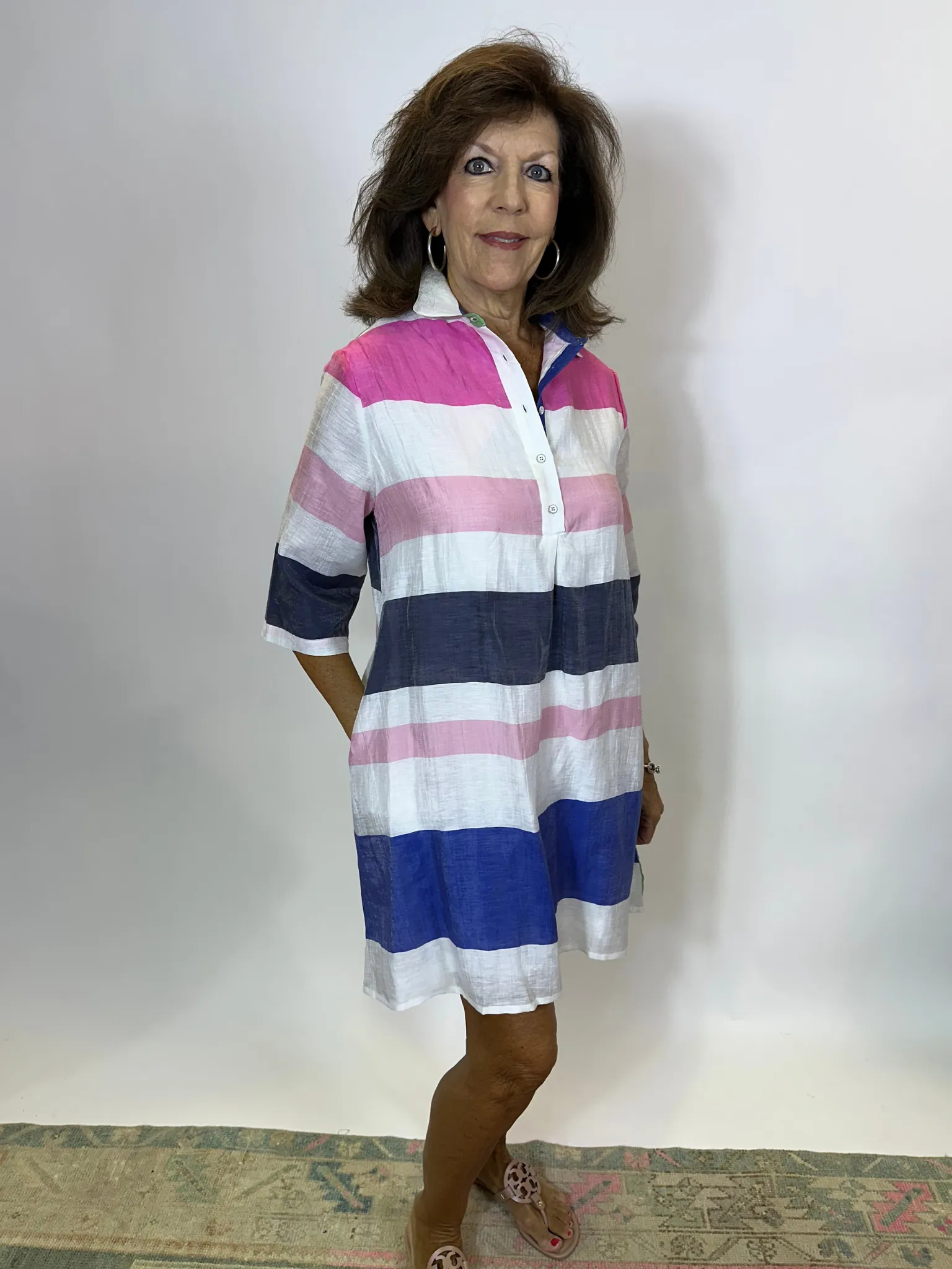 Stripe Linen Dress