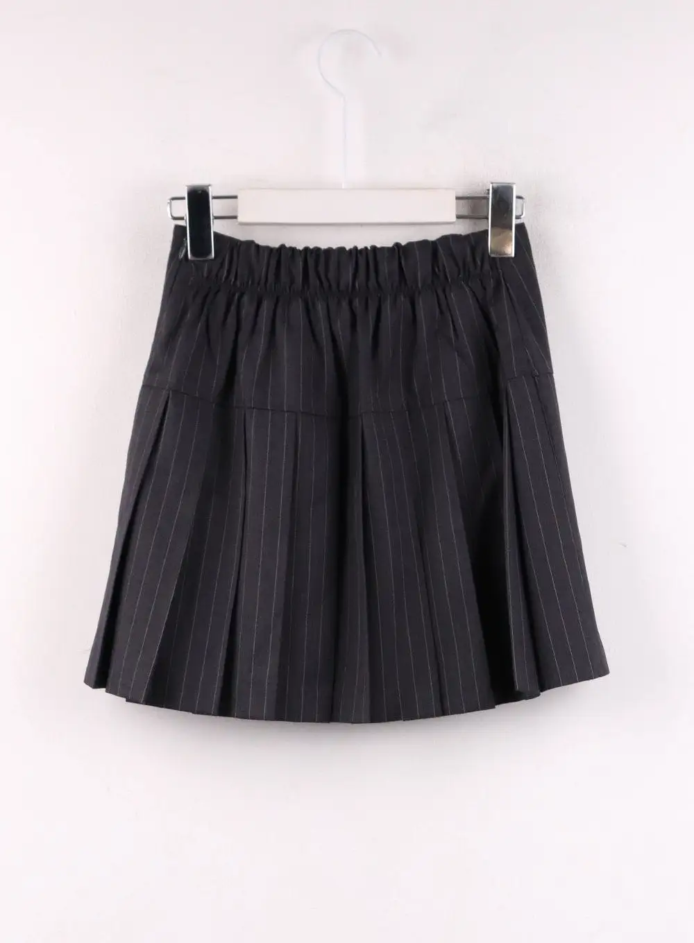 Striped Pleated Mini Skirt IF402