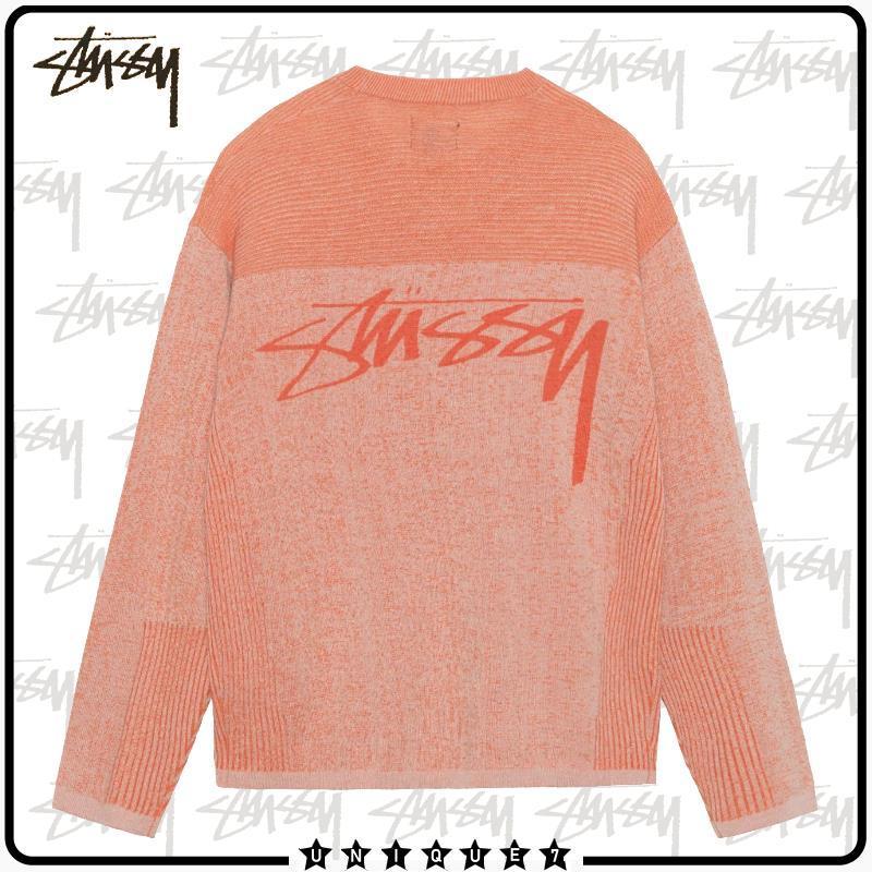 STUSSY  |Stripes Casual Style Unisex Sweat Street Style U-Neck