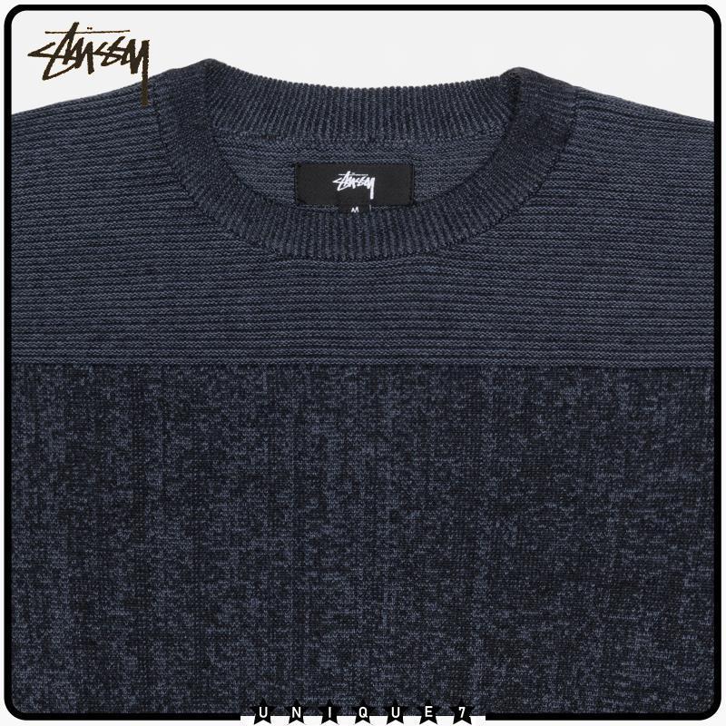 STUSSY  |Stripes Casual Style Unisex Sweat Street Style U-Neck