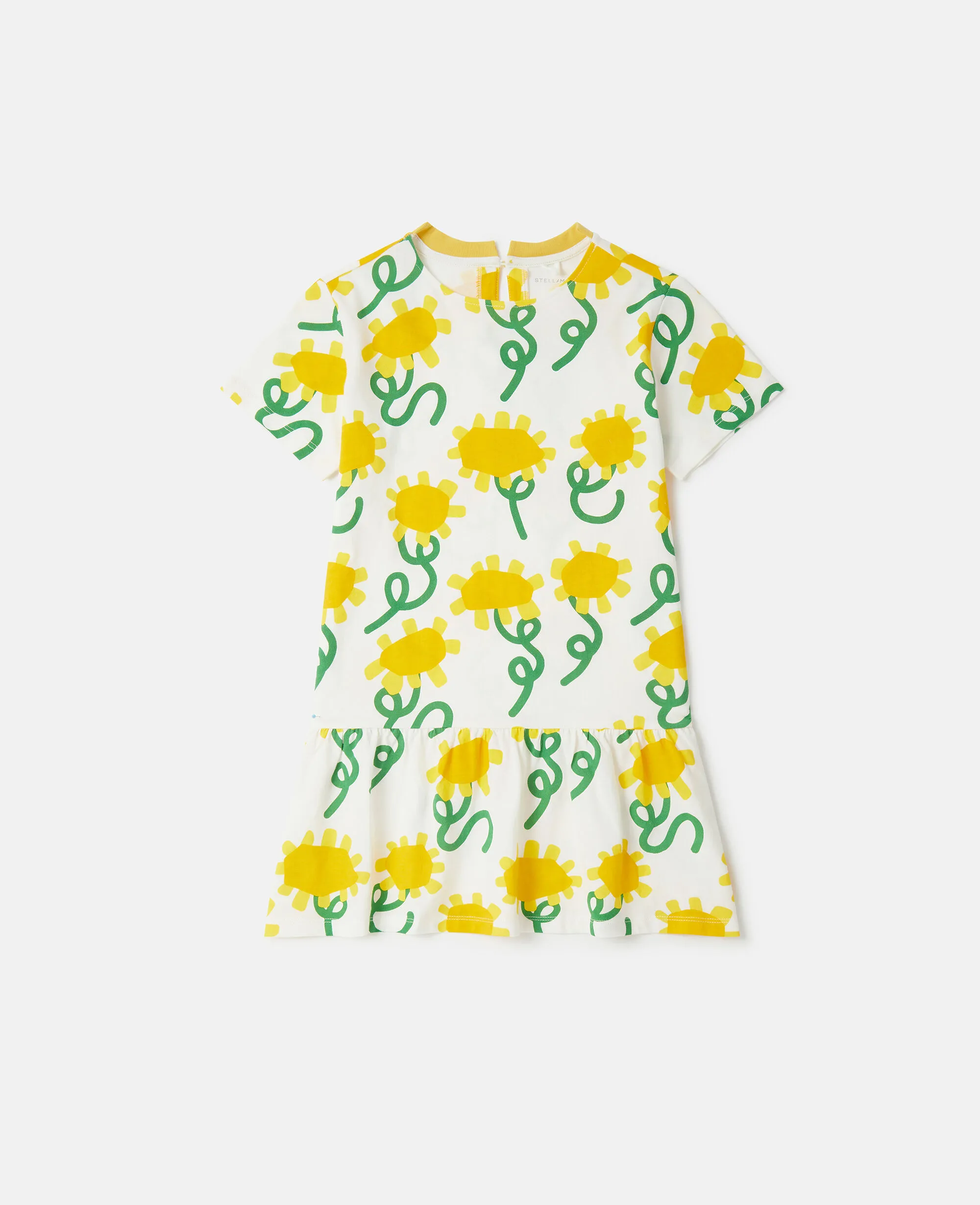 Sunflower Print T-Shirt Dress