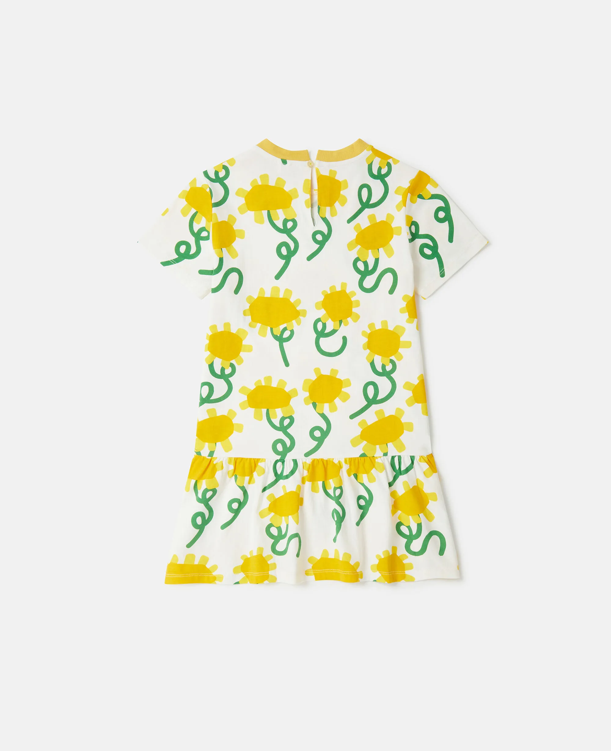 Sunflower Print T-Shirt Dress